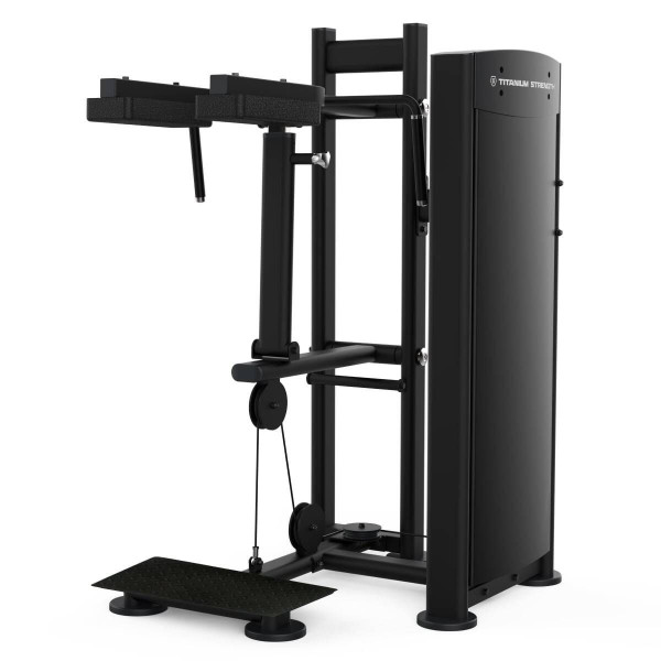 Titanium Strength Selectorized Standing Calf Raise Black Series