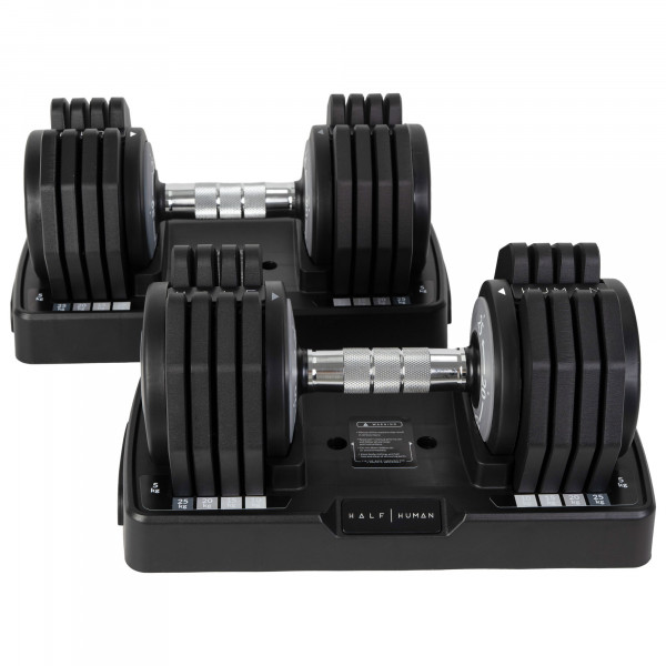 Half Human 2 x 25kg verstellbares Hantel-Set